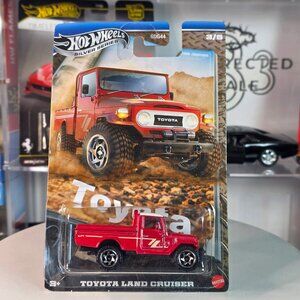 2024 Hot Wheels Silver Series #3/5 Toyota Land Cruiser Red NIP